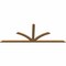 Ekena Millwork Richland Smooth Timber Gable Bracket, Western Red Cedar, 96"W x 36"H x 1 1/2"D x 3 1/2"F, 9/12 Pitch GBW096X36X0204RIC00SWR - alternate 2